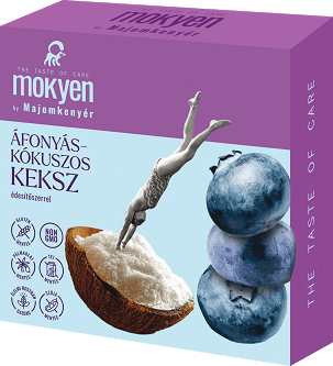 Áfonyás-kókuszos keksz édesítőszerrel – 50g
