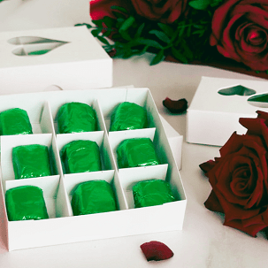 Pisztáciás bonbon hozzáadott cukor nélkül 100g